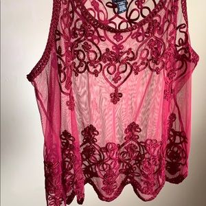 See Through Detailed Shirt